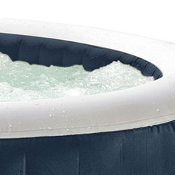 Bulles du Spa Gonflable intex luxe 4 places blue navy luxe