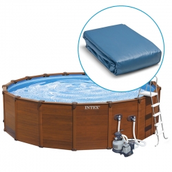 Liner pour piscine Intex Sequoia tubulaire ronde