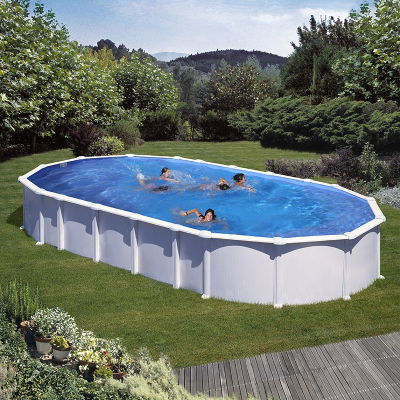 Piscine Acier Gré Haiti Ovale Dimension 610 X 375 X H132m