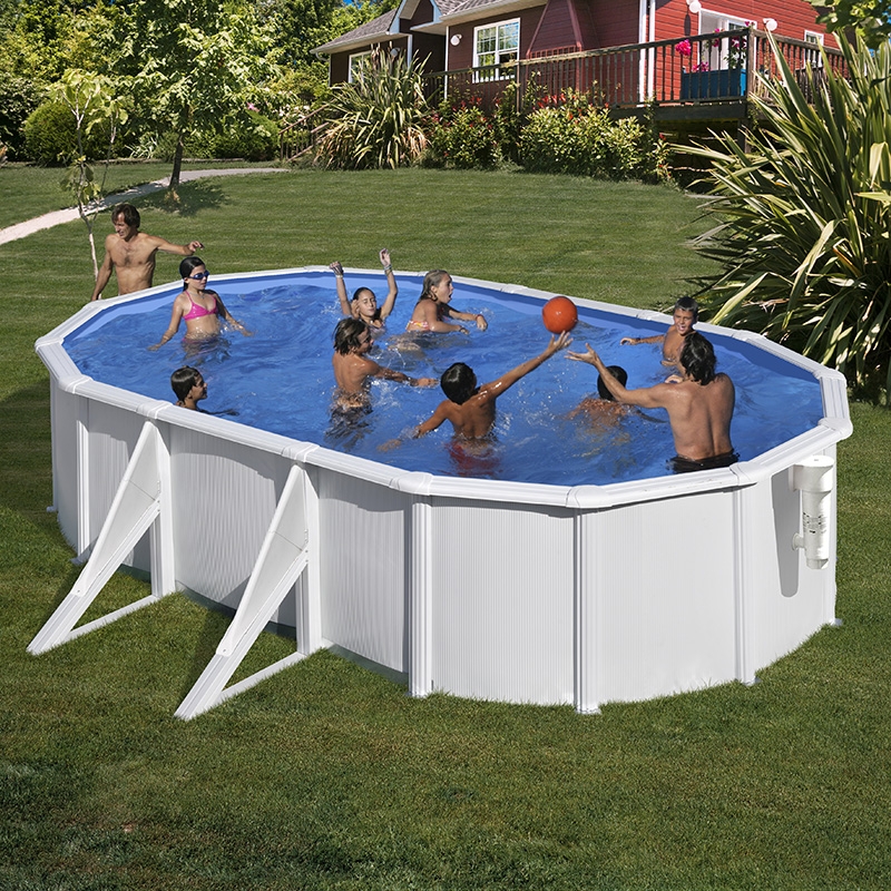 Piscine acier Gré Azores ovale Piscine acier Gré Azores ovale