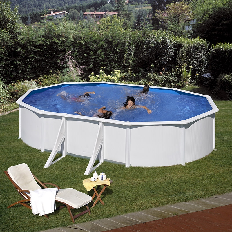 Piscine acier Gré Fidji ovale Piscine acier Gré Fidji ovale
