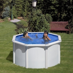 Piscine acier Gré Fidji ronde