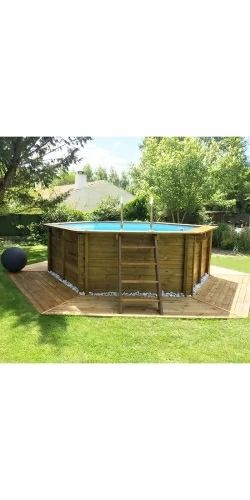 Piscine bois Sunbay Vanille Premium 4,12 x h1,19m
