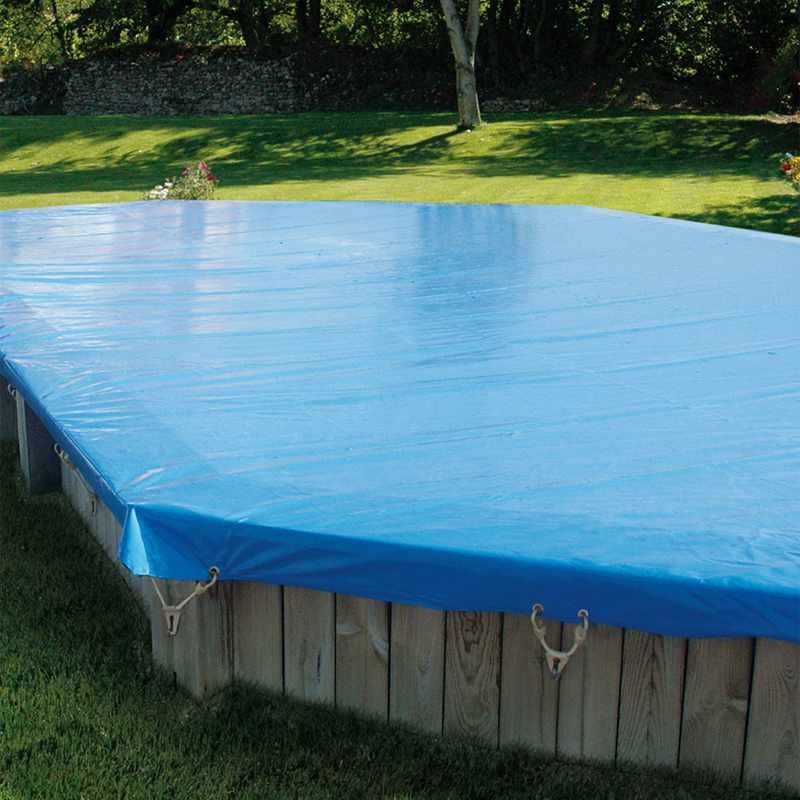 Bâche d'hivernage pour piscine bois Sunbay octogonale