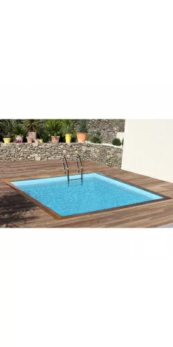 Piscine bois Carra 3,05 x 3,05 x h1,19m