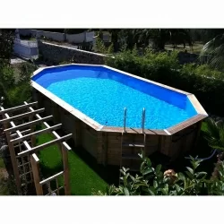 Piscine bois Lagon 8,20 x 4,70 x h1,30m