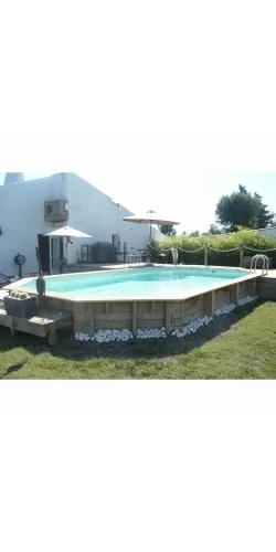 Piscine bois Lagon 8,20 x 4,70 x h1,30m