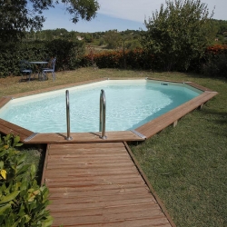 Piscine bois 550 x 300 x h120