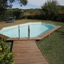 Piscine bois 550 x 300 x h120
