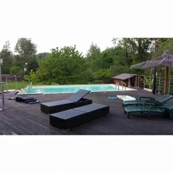 Piscine bois Ubbink Sunwater 5,55 x 3,00 x h1,40m