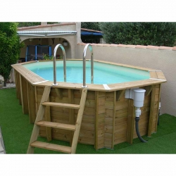 Piscine en bois Ocea 5,50 x 3,55 x h1,20m