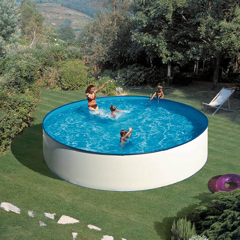 Piscine acier Gré Lanzarote ronde Piscine acier Gré Lanzarote ronde