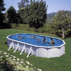 Piscine acier Gré Fidji ovale