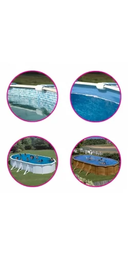 Liner pour piscine acier Gré ovale