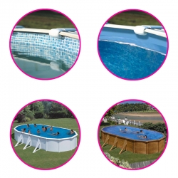 Liner pour piscine acier Gré ovale