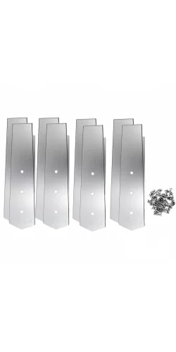 Finition de margelles aluminium Ubbink pour piscines bois