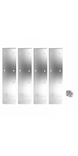 Finition de margelles aluminium Ubbink pour piscines bois