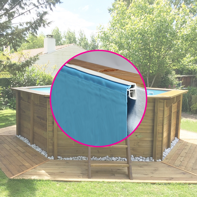 Liner pour piscine bois Ubbink octogonale