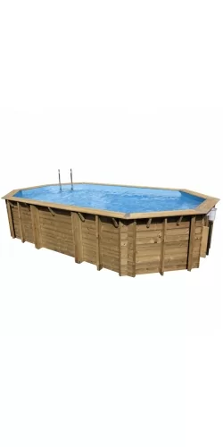 Piscine bois Lagon 6,40 x 4,00 x h1,30m