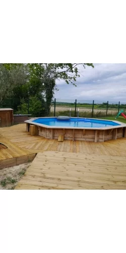 Piscine bois Ocea Ubbink 4,30 x h1,20m