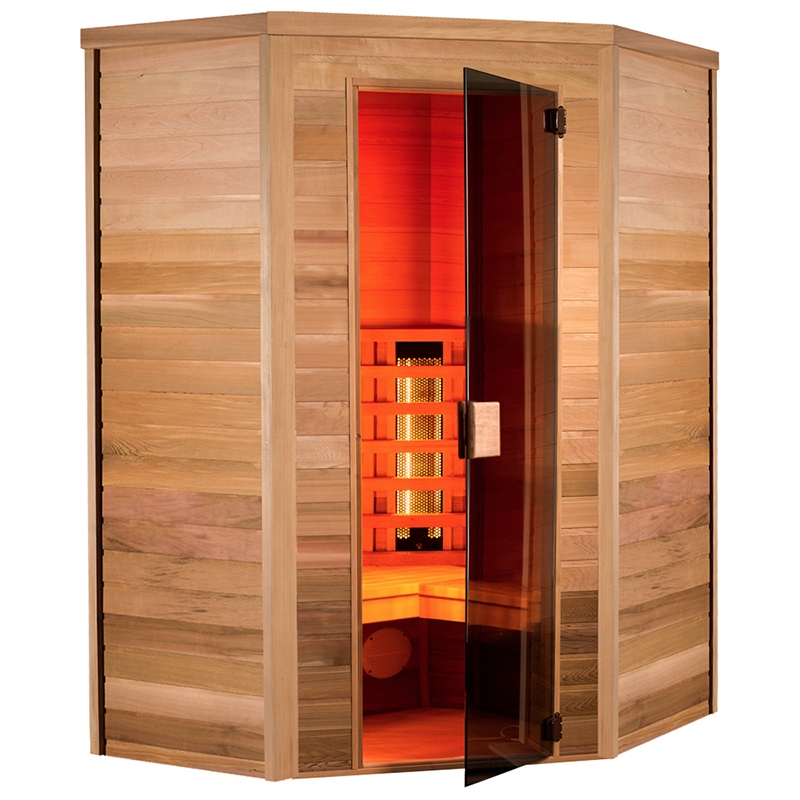 Sauna Infrarouge Multiwave 3 places d'angle Sauna Infrarouge Multiwave 3 places d'angle