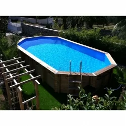 Piscine bois Ubbink Azura 7,50 x 4,00 x h1,30m