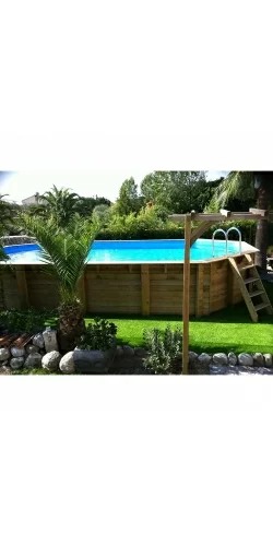 Piscine bois Ubbink 7,50 x 4,00 x h1,30m