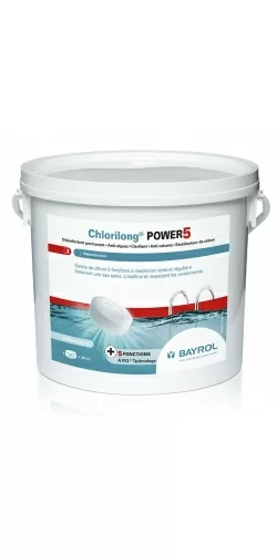 Chlorilong Power 5 Bayrol - chlore lent multiactions