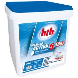 HTH Maxitab action 5 Easy - chlore lent multiactions 5 kg