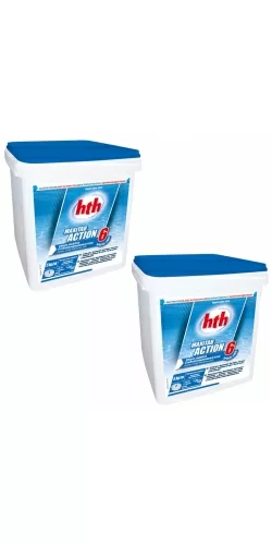 HTH Maxitab action 6 spécial liner - chlore lent multiactions 10 kg
