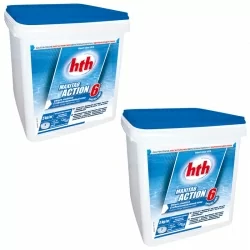 HTH Maxitab action 6 spécial liner - chlore lent multiactions 10 kg
