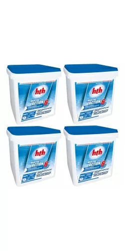 HTH Maxitab action 6 spécial liner - chlore lent multiactions 20 kg