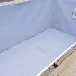 Feutre de protection pour piscine bois