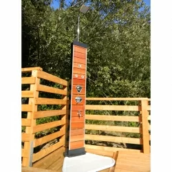 Douche piscine solaire Wood 35L
