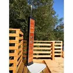 Douche solaire Wood 35 litres