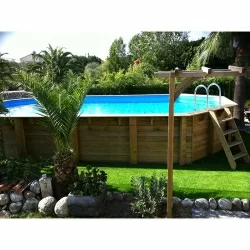 Piscine Ubbink 6,40 x 4,00 x h1,30m Piscine Ubbink 6,40 x 4,00 x h1,30m