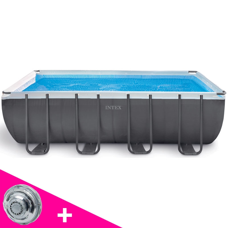 Piscine tubulaire Intex Ultra Silver 4,57 x 2,74 x h1,22m Piscine tubulaire Intex Ultra Silver 4,57 x 2,74 x h1,22m