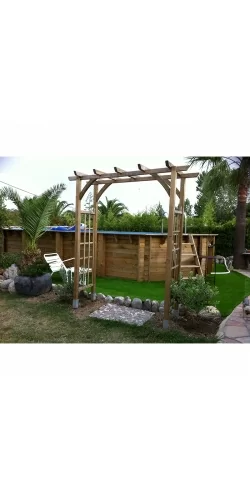 Piscine bois 8,20 x 4,00 x h1,30m
