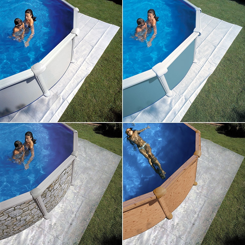 Tapis pour piscine hors sol rectangulaire