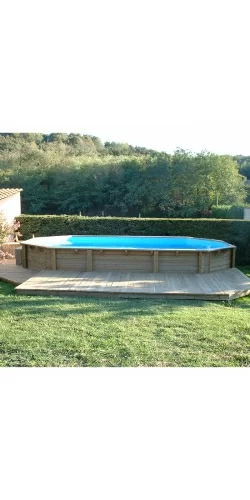 Piscine bois 8,60 x 4,70 x h1,30m