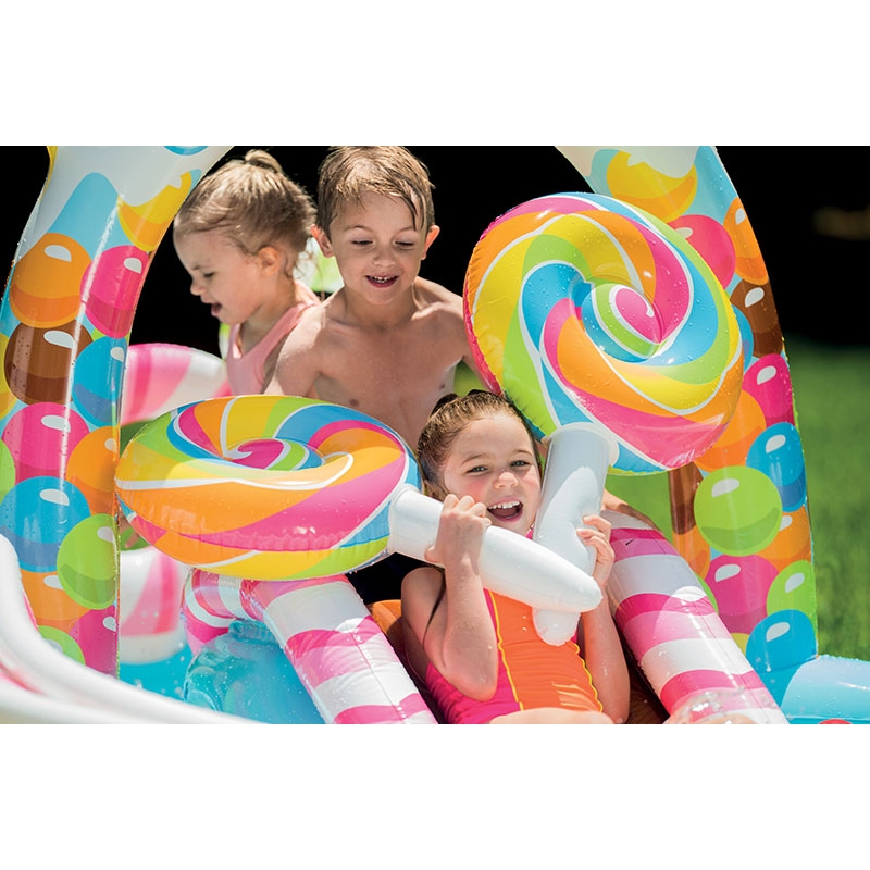 Aire de Jeux Gonflable Bonbon 300cm Multicolore