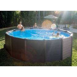 Piscine tubulaire Intex Graphite 4,78 x h1,24m