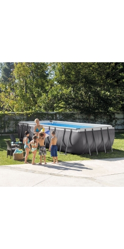 Piscine tubulaire rectangulaire Ultra Frame XTR 5,49 x 2,74 x h1,32m