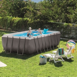 Piscine tubulaire Intex Prism Frame 4,00 x 2,00 x h1,00m rectangle