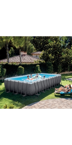Piscine tubulaire Intex rectangulaire Ultra XTR 7,32 x 3,66 x h1,32m