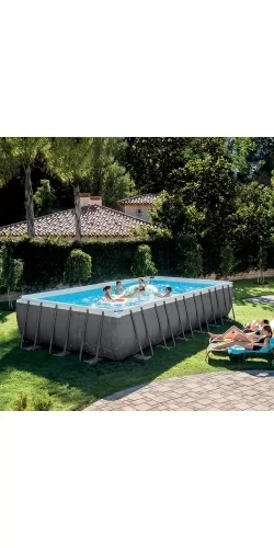 Piscine tubulaire Intex rectangulaire Ultra XTR 7,32 x 3,66 x h1,32m