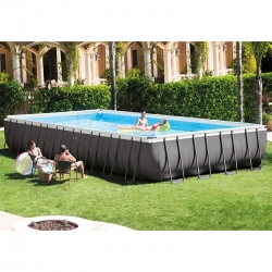 Piscine rectangulaire Intex Ultra Frame XTR 9,75 x 4,88 x h1,32m