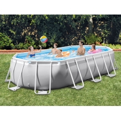 Piscine tubulaire ovale Intex Prism Frame 6,10 x 3,05 x h1,22m