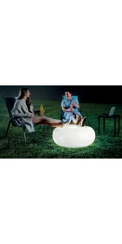 Pouf LED multicolore Intex