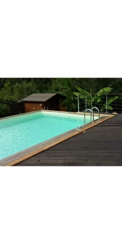 Piscine bois Ubbink 6,50 x 3,50 x h1,40m